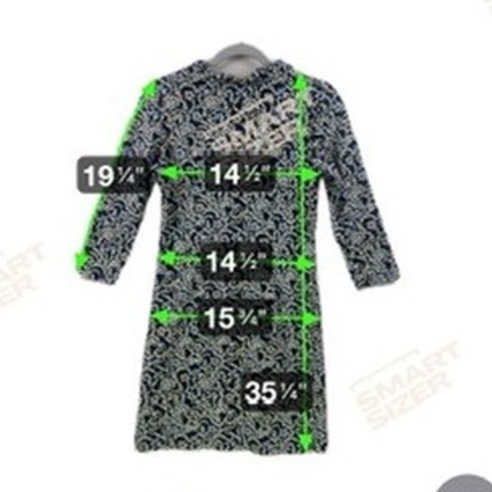 J. McLaughlin Navy Floral Stretch Jersey‎ Dress XS – Excellent Condition - Picture 7 of 14
